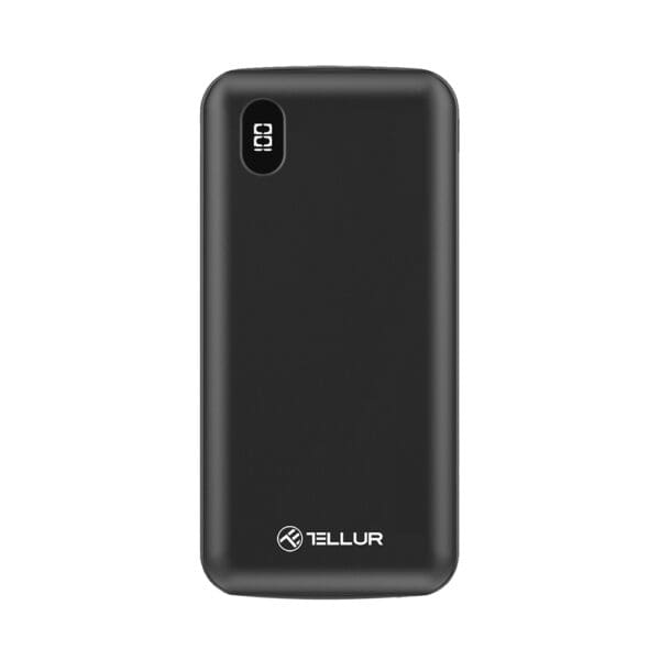 Tellur Powerbank PD100 10.000mAh σε μαύρο χρώμα με 2x USB, 1xUSB-C (TLL158231)