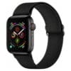 Tech-Protect Mellow Ελαστικό Υφασμάτινο Λουράκι για Apple Watch SE/7/6/5/4/3 (45/44/42mm) – Black (9589046917738)