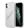 Guess “Vintage Script Silver Logo Collection” Σκληρή Θήκη προστασίας από σιλικόνη – Apple iPhone 11 (Διάφανη)