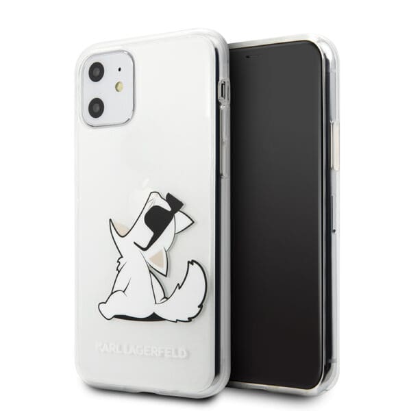 Karl Lagerfeld “Choupette Fun” Hard Case Θήκη προστασίας από σιλικόνη – iPhone 11 (Clear)