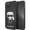 Karl Lagerfeld Embossed Logo Karl's Head Collection Θήκη προστασίας από σιλικόνη για iPhone 11 Pro Max (Μαύρο - KLHCN65IKPUBK)