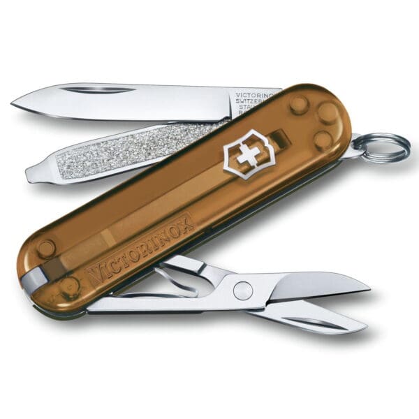 Victorinox Classic SD Transparent Ελβετικός σουγιάς – Chocolate Fudge (Καφέ)