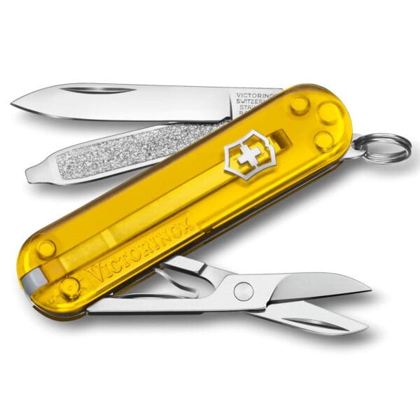 Victorinox Classic SD Transparent Ελβετικός σουγιάς – Tuscan Sun (Κίτρινος)