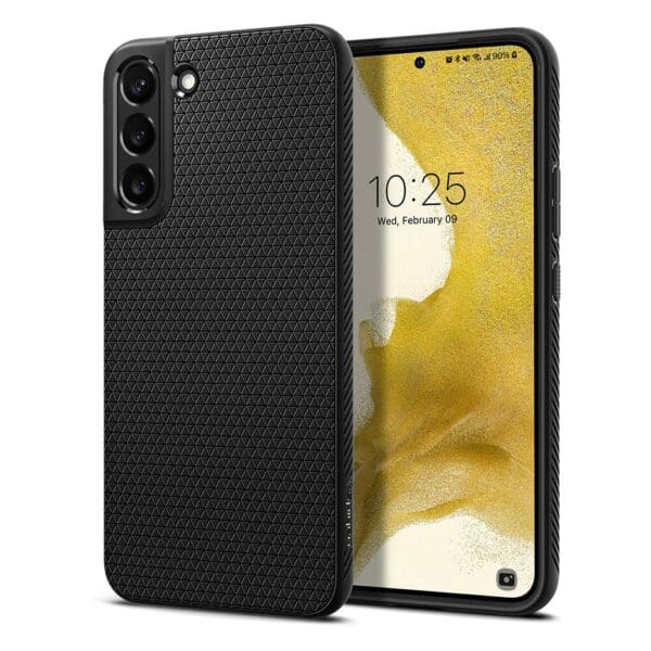 Spigen Liquid Air Case Θήκη προστασίας για Samsung Galaxy S22 σε χρώμα Matte Black (ACS03987)