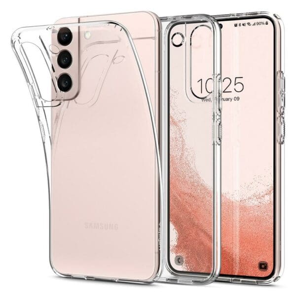 Spigen Liquid Crystal Case Θήκη προστασίας για Samsung Galaxy S22 σε χρώμα Crystal Clear (ACS03984)