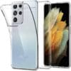Spigen Liquid Crystal Case Θήκη προστασίας για Samsung Galaxy S21 Ultra σε χρώμα Crystal Clear (ACS02347)