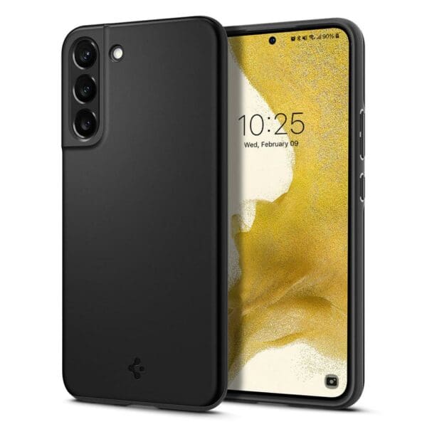 Spigen Thin Fit Case Θήκη προστασίας για Samsung Galaxy S22 σε χρώμα Black (ACS03983)