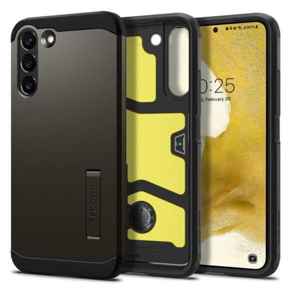 Spigen Tough Armor Case Θήκη προστασίας για Samsung Galaxy S22 Plus σε χρώμα Gunmetal (ACS03959)