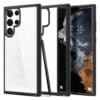 Spigen Ultra Hybrid Case Θήκη προστασίας για Samsung Galaxy S22 Ultra σε χρώμα Matte Black (ACS03919)