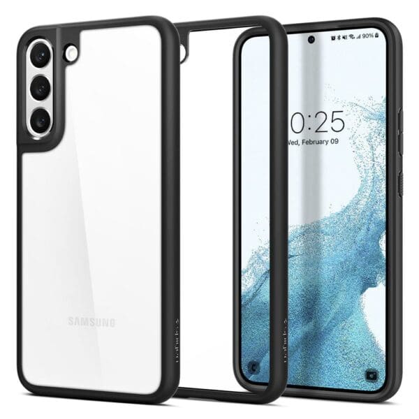Spigen Ultra Hybrid Case Θήκη προστασίας για Samsung Galaxy S22 Plus σε χρώμα Matte Black (ACS03955)