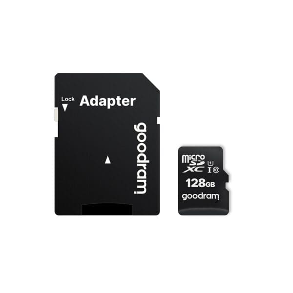 GoodRam Κάρτα Μνήμης 128GB microSDXC cl. 10 UHS-I 100 / 10 MB/s + αντάπτορας SD