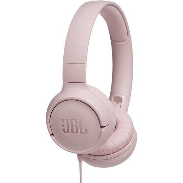 JBL Tune 500 On-Ear Headphones Αναδιπλούμενα Ενσύρματα Ακουστικά σε ροζ χρώμα