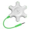Belkin RockStar 5-Jack 3.5 mm Audio Headphone Splitter Αντάπτορας Διαμοιρασμού μουσικής - (λευκός) (F8Z274bt)