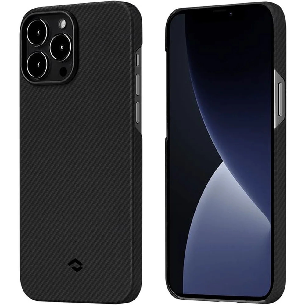 Pitaka Air Case Ανθεκτική Θήκη από Kevlar κατάλληλη για iPhone 13 Pro Max – Black (KI1301PMA)