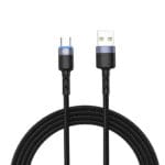 Καλώδιο φόρτισης και δεδομένων Tellur Data Cable USB σε Type-C με LED ενδεικτική λυχνία φόρτισης - 2 μέτρα σε μαύρο χρώμα