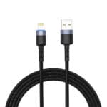Καλώδιο φόρτισης και δεδομένων Tellur Data Cable USB σε Lightning με LED ενδεικτική λυχνία φόρτισης - 1,2 μέτρα σε μαύρο χρώμα