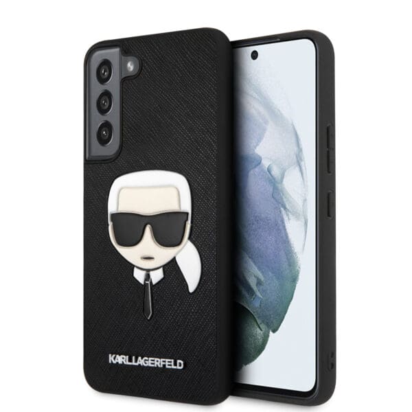 Karl Lagerfeld Liquid Silicone Case Karl's Head Θήκη προστασίας από σιλικόνη – Samsung S22+ (Μαύρο - KLHCS22MSAKHBK)