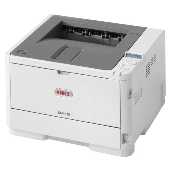 OKI Ασπρόμαυρος δικτυακός εκτυπωτής laser B412DN κατάλληλος για χρήση στο γραφείο και στο σπίτι