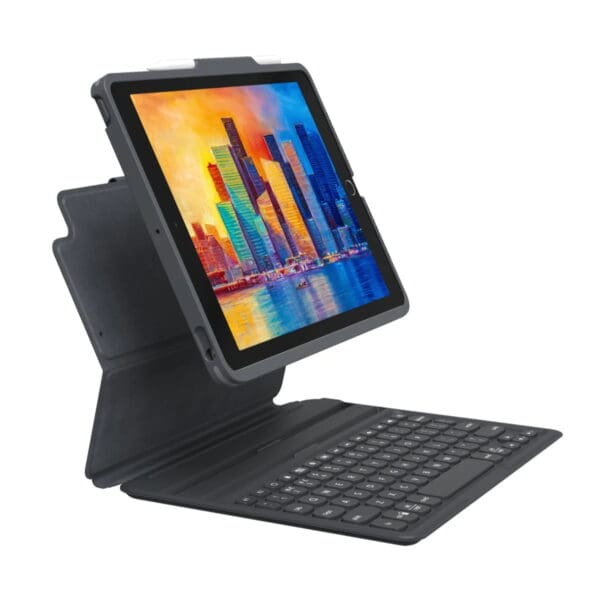 ZAGG Pro Keys Θήκη με πληκτρολόγιο για Apple iPad 10,2" (9ης Γενιάς) & Apple iPad Pro 9,7" σε charcoal χρώμα (UK) - 103407134
