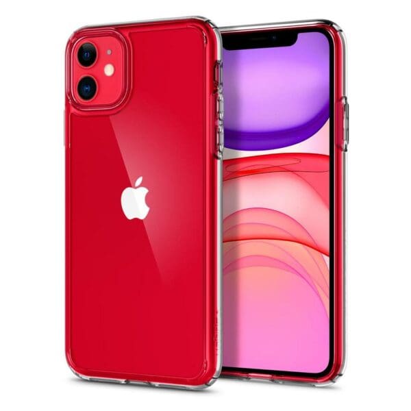 Spigen Ultra Hybrid Case Θήκη προστασίας για iPhone 11 σε χρώμα Crystal Clear (076CS27185)