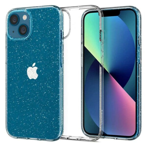 Spigen Liquid Crystal Glitter Case Θήκη προστασίας για iPhone 13 σε χρώμα Crystal Quartz (ACS03516)