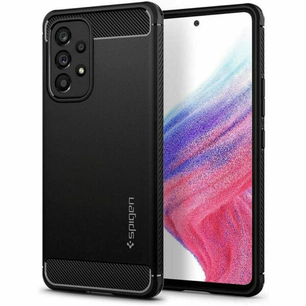 Spigen Rugged Armor Case Θήκη προστασίας για Samsung Galaxy A53 σε χρώμα Matte Black (ACS04159)