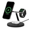 Belkin BOOST↑CHARGE Pro 3-in-1 Ασύρματη βάση φόρτισης 15W με τεχνολογία MagSafe - μαύρη - WIZ009vfBK