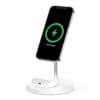 Belkin BOOST↑CHARGE Pro 2-in-1 Ασύρματη βάση φόρτισης 15W με τεχνολογία MagSafe - λευκή - WIZ010vfWH