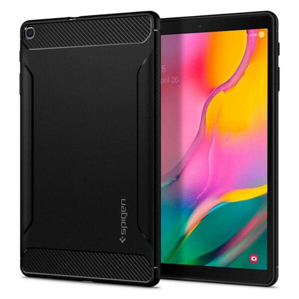 Spigen Rugged Armor Case Θήκη προστασίας για Galaxy Tab A 10.1 2019 σε χρώμα μαύρο (623CS26448)