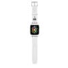 Karl Lagerfeld "Karl's Head" Collection Λουράκι για Apple Watch 4/5/6/7/SE 38/40/41mm (Λευκό - KLAWMSLKW)