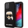 Karl Lagerfeld 3D Rubber Karl's Head Case Θήκη προστασίας από σιλικόνη – iPhone 12 Pro Max (Μαύρο - KLHCP12LKH3DBK)