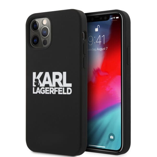 Karl Lagerfeld Hard Case Stack Logo Back Θήκη προστασίας – iPhone 12 Pro Max (Black)