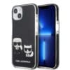 Karl Lagerfeld Ikonik Case "Karl & Choupette" Θήκη προστασίας από σκληρό πλαστικό – iPhone 13 (Μαύρο - KLHCP13MTPEKCK)