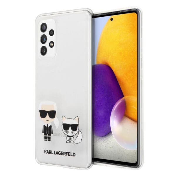 Karl Lagerfeld Transparent Case Karl+Choupette Θήκη προστασίας από σιλικόνη – Samsung Galaxy A72 A725 (Διάφανη)