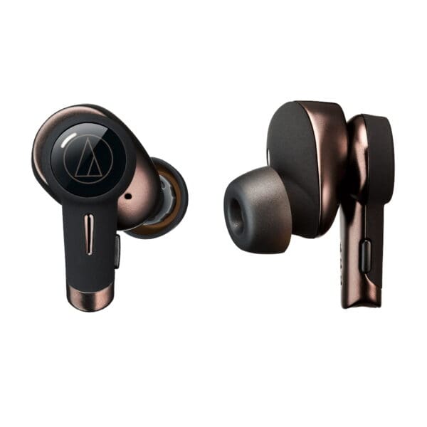 Audio-Technica ATH-TWX9 Truly Wireless Noise-Cancelling Earbuds Ασύρματα Ακουστικά σε χρώμα Black με τεχνολογία αποστείρωσης μετά από κάθε χρήση