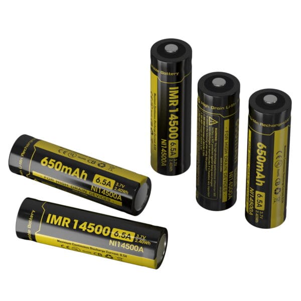 Nitecore IMR14500 Επαναφορτιζόμενη Μπαταρία Li-Ion Τύπου 14500 Χωρητικότητας 650mAh