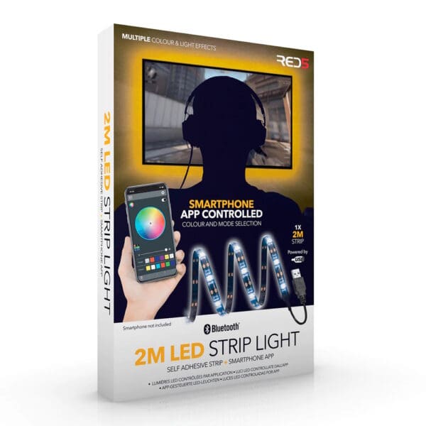 RED5 LED Lights App Controlled – LED Strip μήκους 2 μέτρων τηλεχειριζόμενη