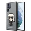 Karl Lagerfeld Ikonik Patch Saffiano Hard Case Θήκη προστασίας από δερματίνη – Samsung Galaxy S22 Ultra 5G (γκρι – KLHCS22LOKPG)