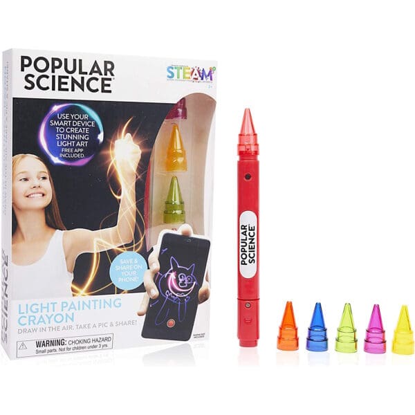 Wow! Stuff – Popular Science Light Painting Crayon Kit – Σετ smart μαρκαδόροι για φωτοζωγραφική