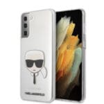 Karl Lagerfeld “Karl's Head” Διάφανη θήκη προστασίας από σιλικόνη – Samsung Galaxy S21 Plus G996 (KLHCS21MKTR - Διάφανη)