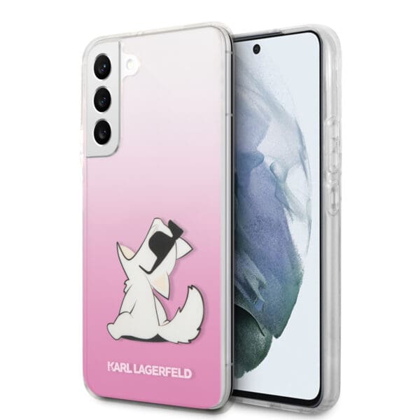 Karl Lagerfeld “Choupette Fun” Hard Case Θήκη προστασίας από σιλικόνη – Samsung Galaxy S22 Plus (Pink)