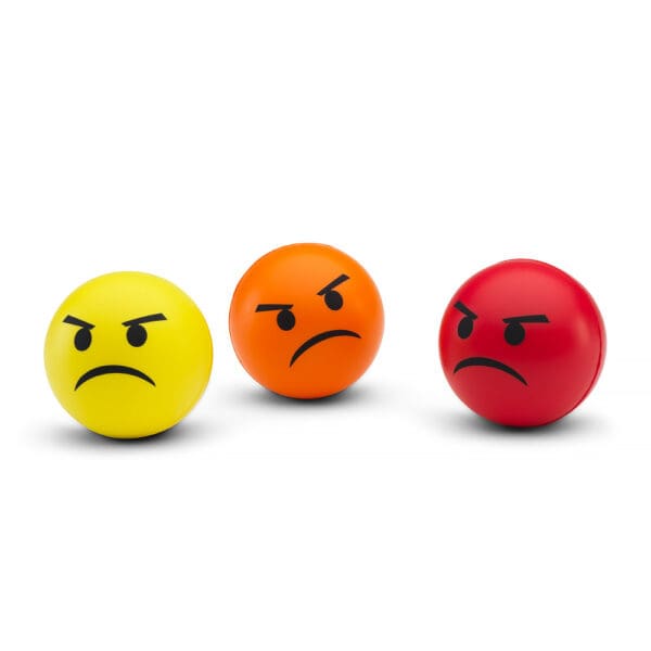 Winning Emoticon (Set of 3) balls Αντιστρές μπαλάκια Emoticon σετ των 3