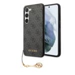 Guess “4G  Metal Gold Logo Collection” Θηκη Προστασιας "Saffiano" – Samsung Galaxy S23 S911 (Γκρι)