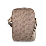 Guess 4G Uptown Tablet Bag Τσαντάκι από δερματίνη κατάλληλο για tablet 10" (Brown - GUTB104GB)