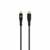 Καλώδιο φόρτισης και δεδομένων Tellur Green Data Cable Type-C σε Lightning Apple MFI Certified – 1 μέτρο σε μαύρο χρώμα