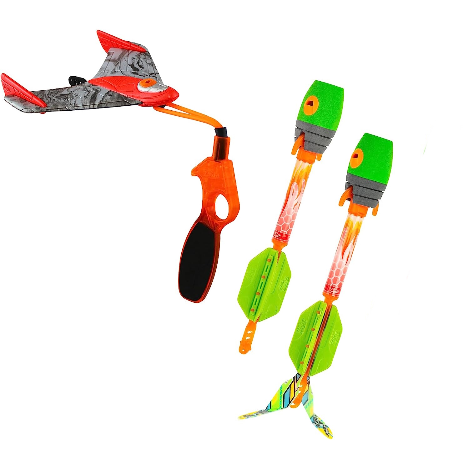 Zing Air Storm Sky Ripperz Combo Pack - Σετ Εκτοξευτής & Βέλη (2x Βέλη) - εμβέλειας 76 μέτρων για παιδιά 8 ετών και άνω