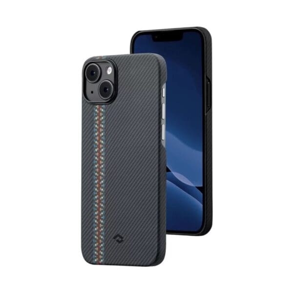 Pitaka Fusion Weaving MagEZ Case 3 - MagSafe Θήκη Aramid Fiber Body Apple iPhone 14 Plus - 0.95mm - 600D - Rhapsody (FR1401M)