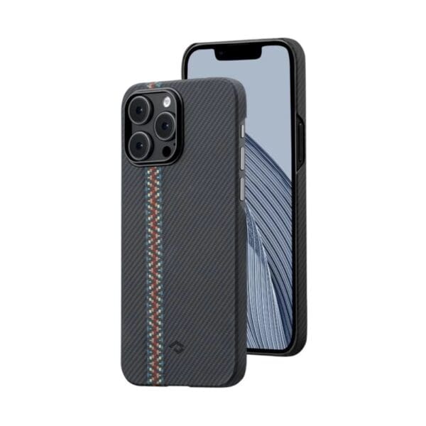 Pitaka Fusion Weaving MagEZ Case 3 - MagSafe Θήκη Aramid Fiber Body Apple iPhone 14 Pro Max - 0.95mm - 600D - Rhapsody (FR1401PM)
