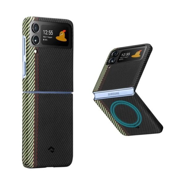 Pitaka Fusion Weaving MagEZ Case 3 - MagSafe Θήκη Aramid Fiber Body Samsung Galaxy Z Flip4 - 0.95mm - 600D - Overture (FOFLIP4)