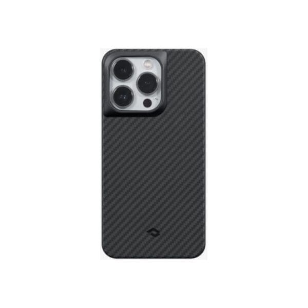 Pitaka MagEZ Case Pro 3 - Ανθεκτική MagSafe Θήκη Aramid Fiber Body με TPU - Apple iPhone 14 Pro Max - 1.6mm - 1500D - Black / Grey / Twill (KI1401PMP)